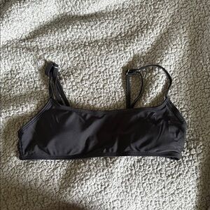 SHEIN Black Bikini Top